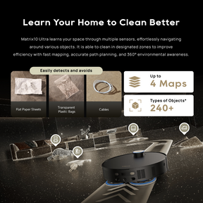 【GRAND LAUNCH】Dreame Matrix10 Ultra Robot Vacuum | Multi-Mop Switching Dock | HyperStream™ Detangling DuoBrush