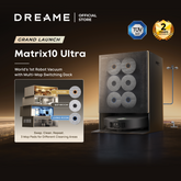 【GRAND LAUNCH】Dreame Matrix10 Ultra Robot Vacuum | Multi-Mop Switching Dock | HyperStream™ Detangling DuoBrush