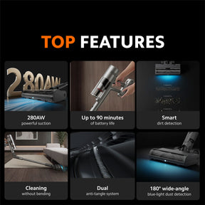 [EARLY BIRD SPECIAL PRICE] Xiaomi Mijia Cordless Stick Vacuum Cleaner 4 / 4C / 4 Pro Up to 230AW Suction | Blue Light Dust Detection |