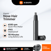 Xiaomi Nose Hair Trimmer | 6500 RPM Dual-Edge Blades | IPX5 Waterproof | Type-C Charging | 90-Min Battery