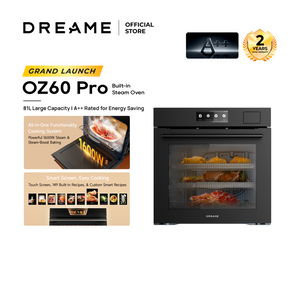[New Launch] Dreame OZ60 Pro Built-in Steam Oven | All-In-One Functionality - Smart Cooking System | 1600W High-Power Steam | 81L Large Capacity