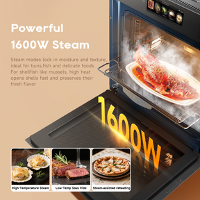 [New Launch] Dreame OZ60 Pro Built-in Steam Oven | All-In-One Functionality - Smart Cooking System | 1600W High-Power Steam | 81L Large Capacity