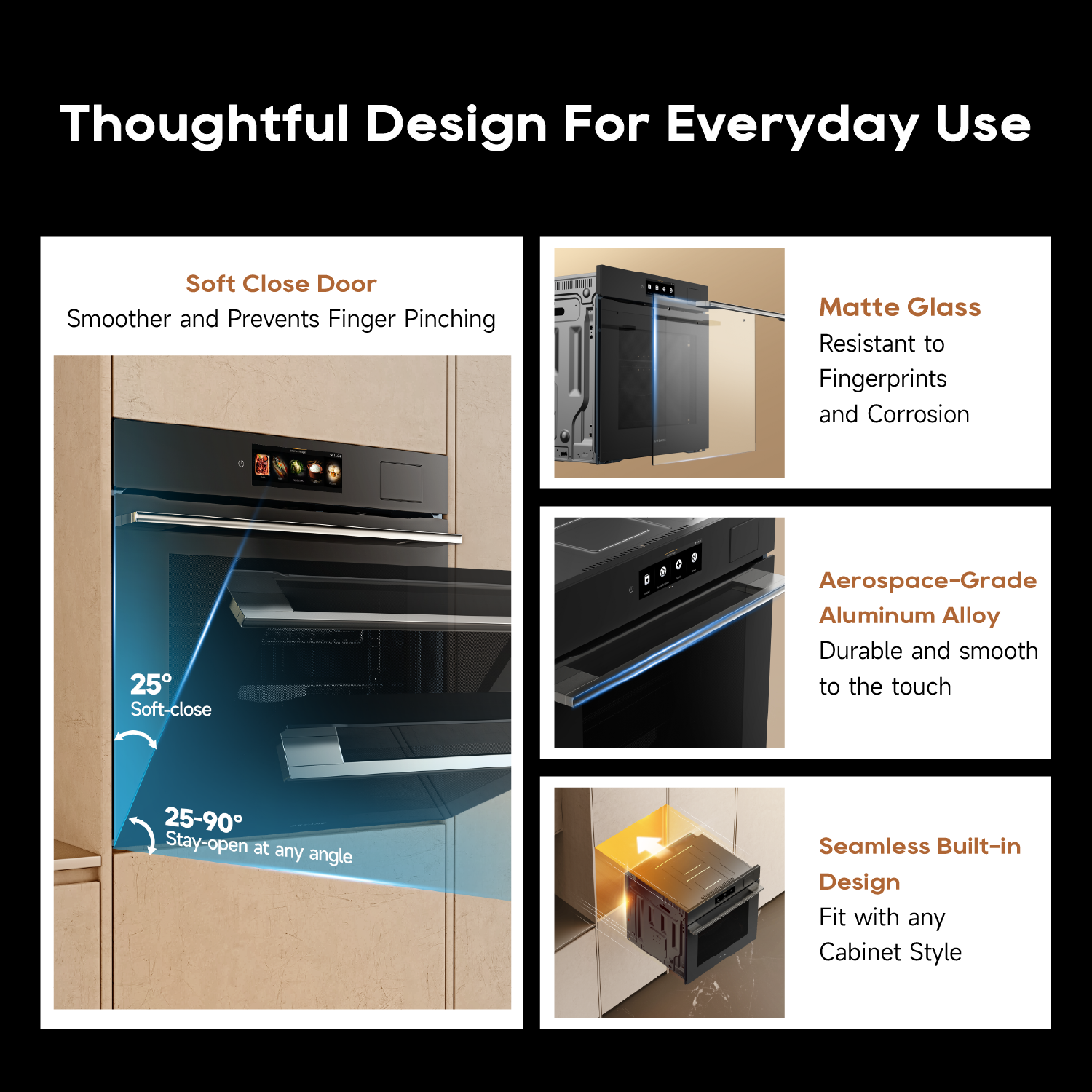 [New Launch] Dreame OZ60 Pro Built-in Steam Oven | All-In-One Functionality - Smart Cooking System | 1600W High-Power Steam | 81L Large Capacity