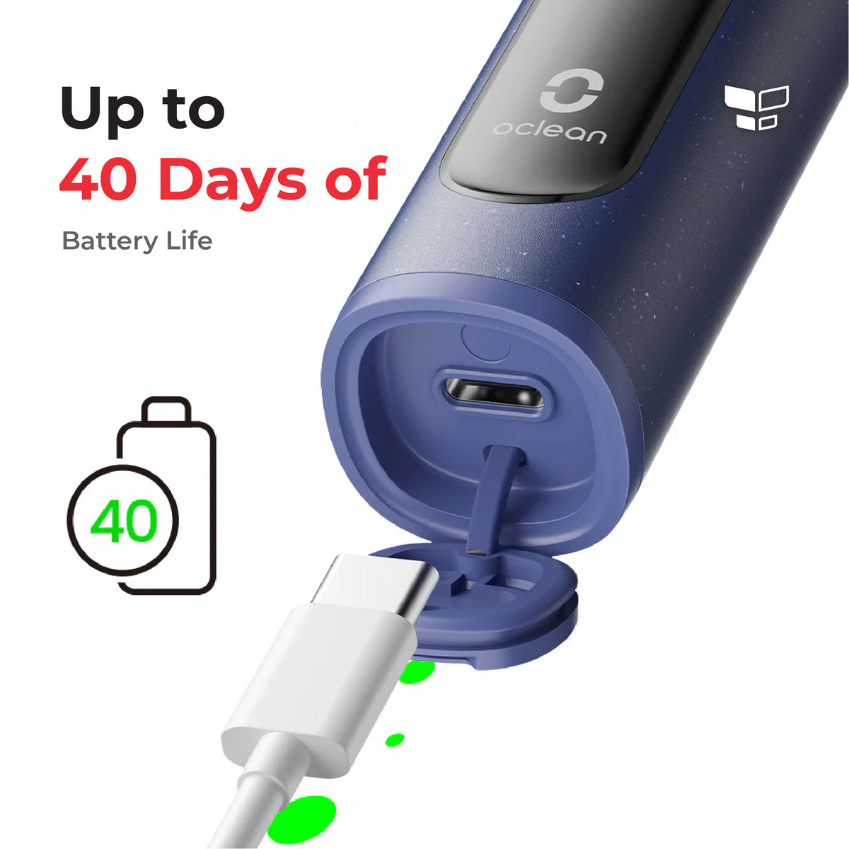 [LATEST] Oclean X Lite Smart Sonic Electric Oral 40 Days Battery Instant Feedback 5 Brushing Modes Sensitive Teeth Gum