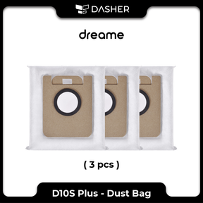 Dreame D10s Plus Robot Vacuum Cleaner Accessories Main Brush Side Brush Dust Bin Filter Mop Pad Dust Bag Brush Cover