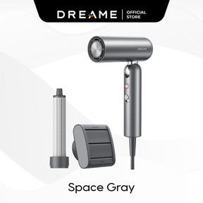 【NEW】 Dreame Pocket High-Speed Hair Dryer | Curling, Unfrizz Nozzles | 300g Portable, Powerful | 60dB