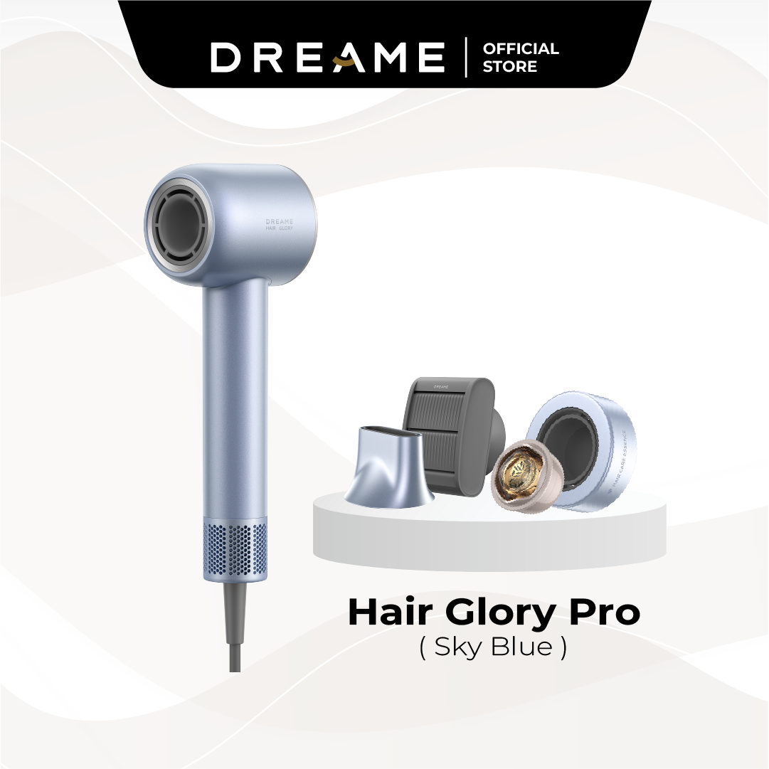 【2 Years Warranty】 Dreame Hair Glory Pro Hair Dryer | Reusable Hair Care Essence Cartridge | 40s Fast Blow Dry