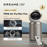 【GRAND LAUNCH】Dreame PM10 Air Purifier Fan Powered By DC Fan｜DualAirflow Modulation & Environment Detect | H13 Hepa