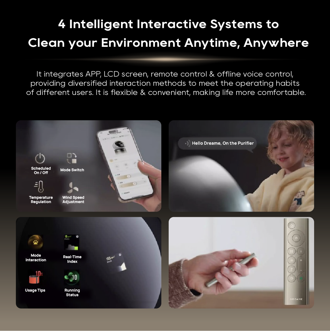 【GRAND LAUNCH】Dreame Air Purifier PM10|Dual Airflow Modulation And Environment Detect Technology | Fully Sealed HEPA H13