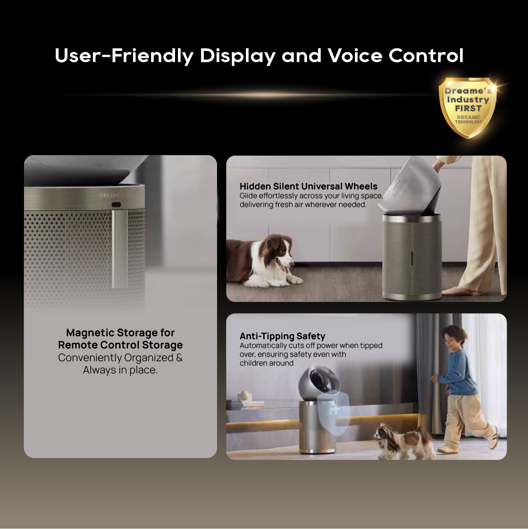 【GRAND LAUNCH】Dreame Air Purifier PM10|Dual Airflow Modulation And Environment Detect Technology | Fully Sealed HEPA H13