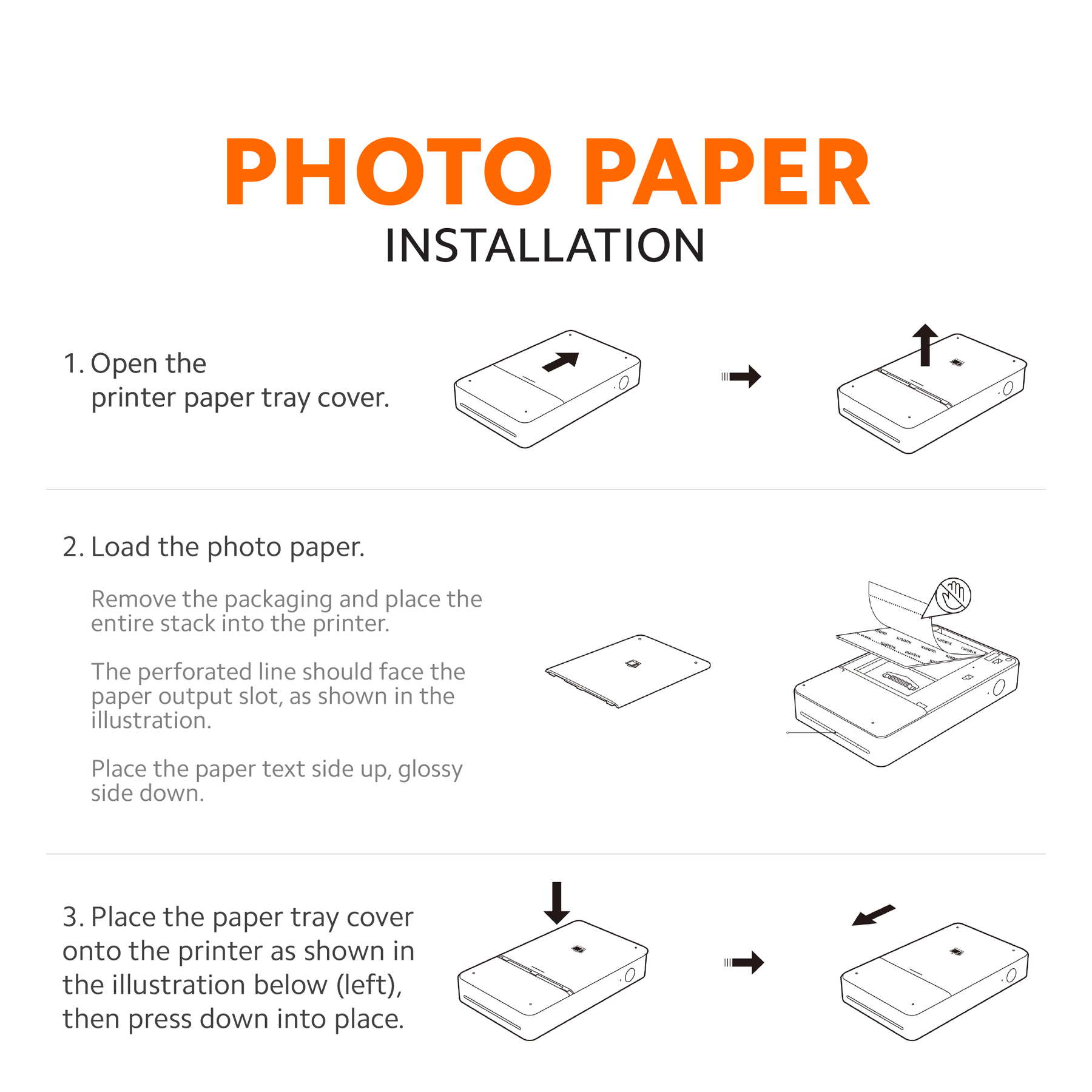 Xiaomi Portable Photo Printer Pro Printer Paper