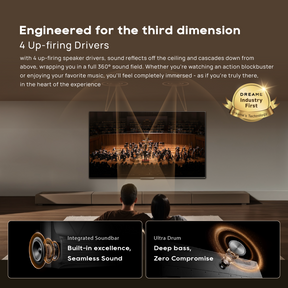 [New Launch] Dreame S100 Mini-LED 4K TV - 65 Inch | Dreame Master Sound System - Integrated Soundbar | Multiple Eye Care - Caring for Your Vision's Future