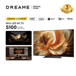 [New Launch] Dreame S100 Mini-LED 4K TV - 65 Inch | Dreame Master Sound System - Integrated Soundbar | Multiple Eye Care - Caring for Your Vision's Future