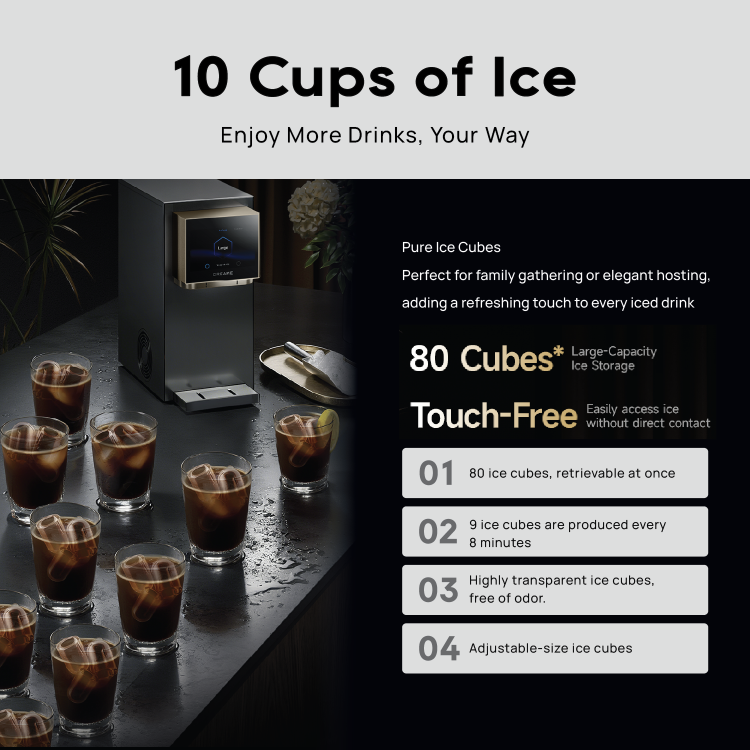 [New Launch] Dreame S1 Water Purifier | All-In-One Machine - Cold, Hot, Ice | Nano Ultrafiltration System - 7 Layer Filtration System