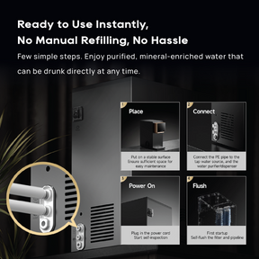[New Launch] Dreame S1 Water Purifier | All-In-One Machine - Cold, Hot, Ice | Nano Ultrafiltration System - 7 Layer Filtration System