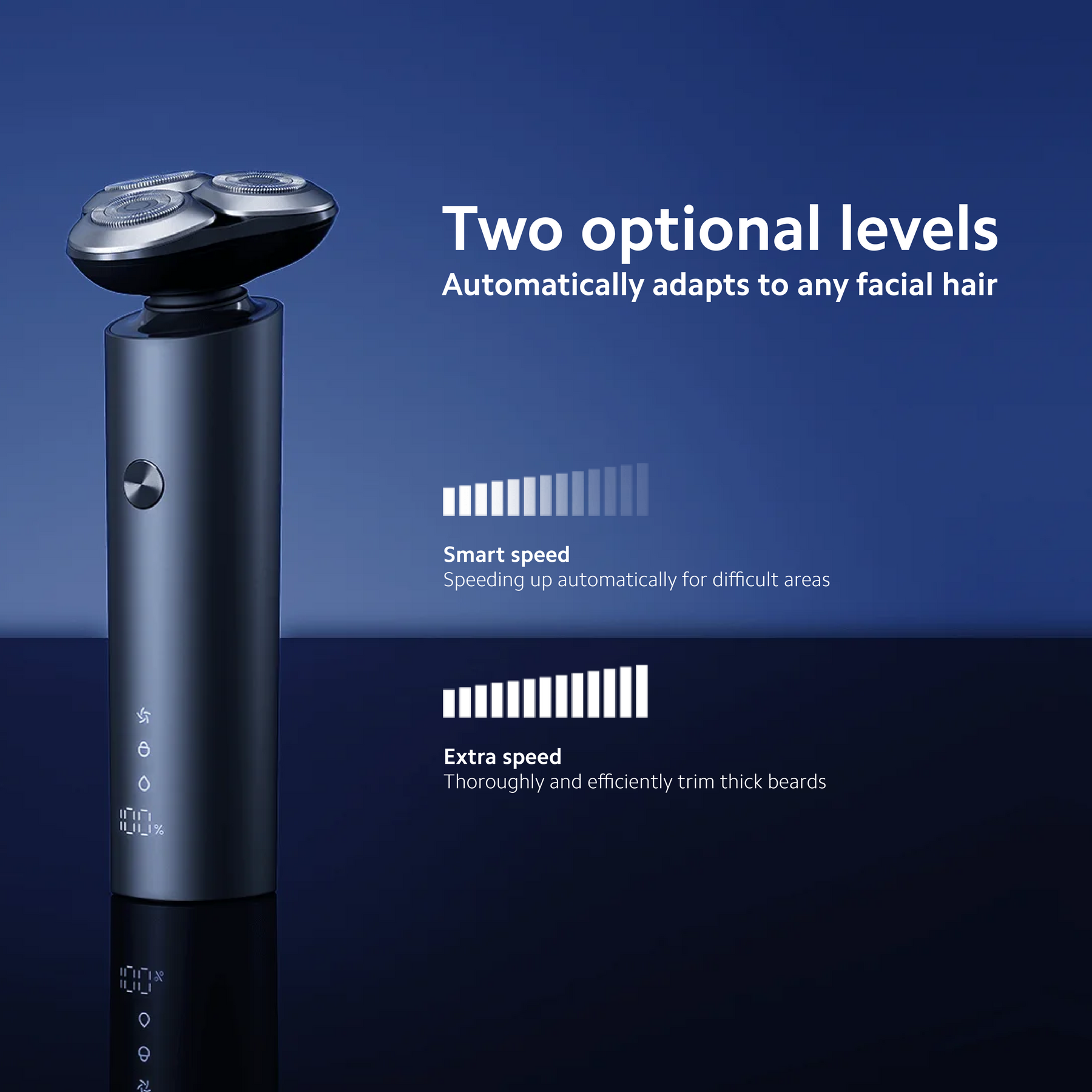 Xiaomi S101 / S301 Electric Shaver LED Display 90 Days Battery Life Type C Charging IPX7 Smart Speed Control
