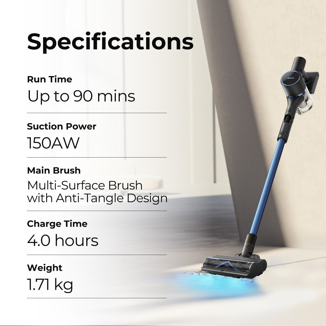 Mova S4 Detect Portable Cordless Vacuum Cleaner