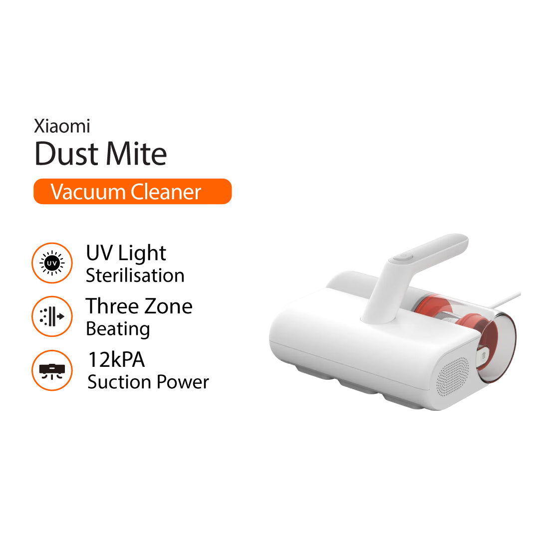 Xiaomi Dust Mite Remover 2 Vacuum Cleaner | 12kPA Suction | 50° Hot Air Drying | UV Light Sterilisation