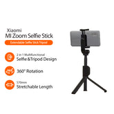 Xiaomi Selfie Stick With Tripod with Zoom 360 Rotation, Bluetooth Remote Control 570mm Stretchable Length Portable