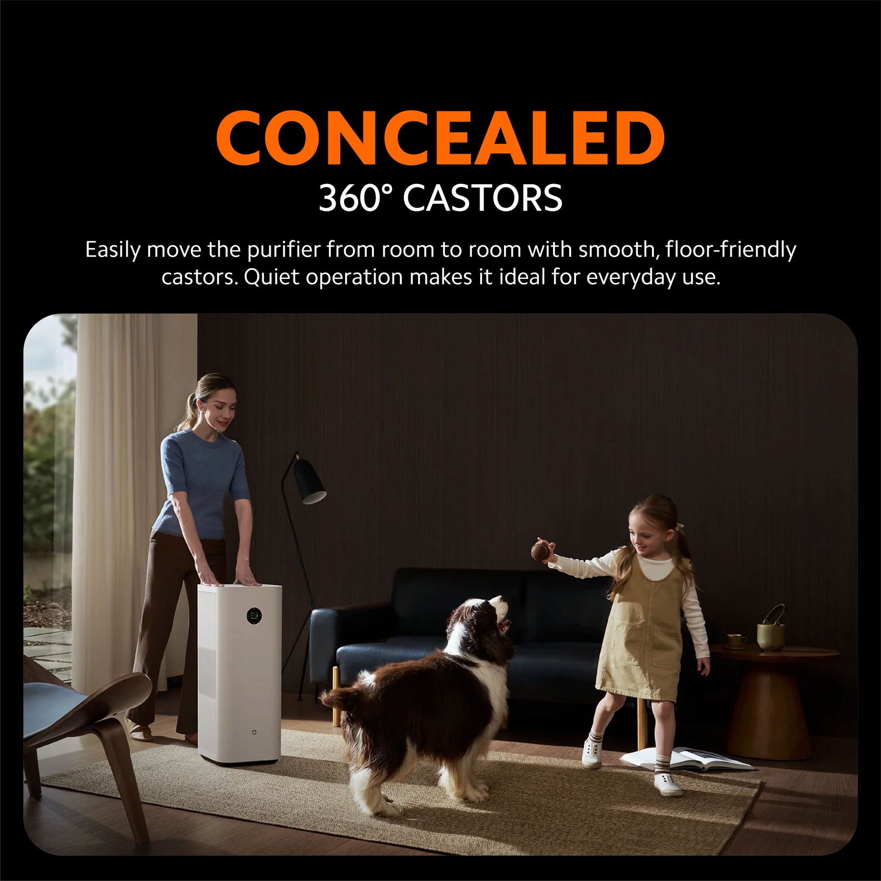 Xiaomi Smart Air Purifier 6 Plus | 810m³/h CADR | 91m² Coverage | Dual-Impeller Dual-Filter | UVC Sterilisation | 5 Sens