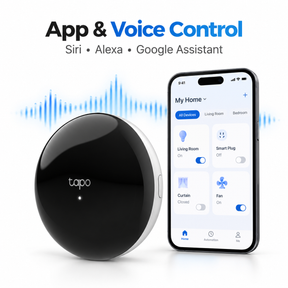 Tapo H110 Smart IR & IoT Hub | All-in-One Universal Remote for Aircon, TV & Fans | Matter Certified | Works with Siri, Alexa & Google