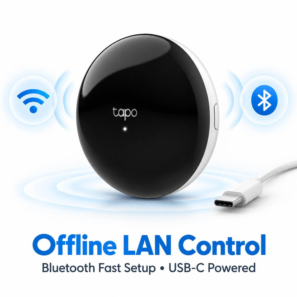Tapo H110 Smart IR & IoT Hub | All-in-One Universal Remote for Aircon, TV & Fans | Matter Certified | Works with Siri, Alexa & Google