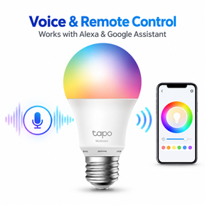Tapo L530E TP-Link Smart Wi-Fi LED Light Bulb 16 mil Colors  (E27/No Hub required/Google Assistant) Single Pack / 4 Pack