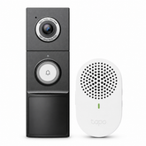 Tapo D235 2K 5MP Video Doorbell Camera with Chime | 180° Head-to-Toe View | Battery or Hardwired | Colour Night Vision | Smart AI Detection