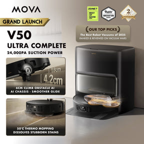 MOVA V50 Ultra Complete Robot Vacuum Cleaner