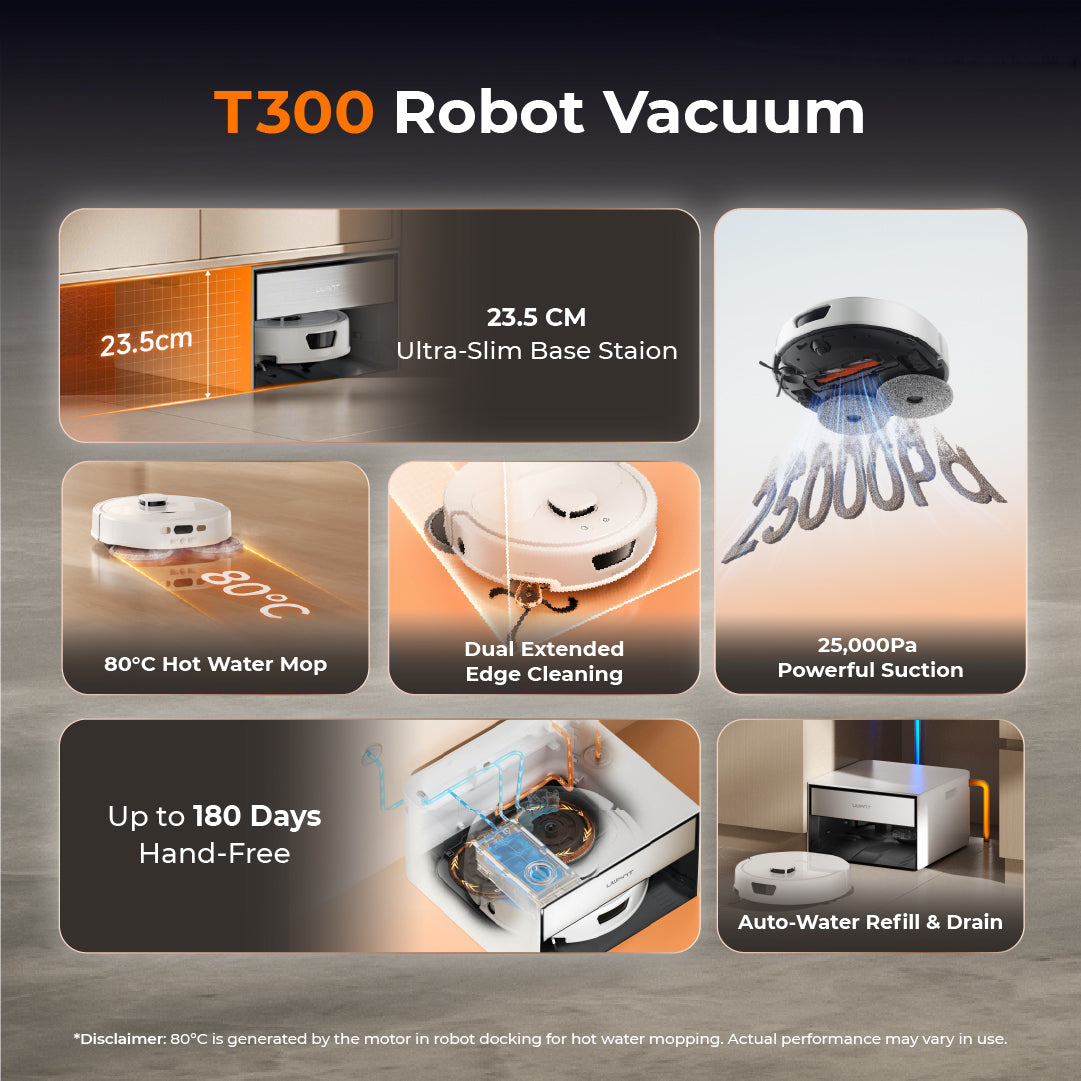 Uwant T300 Robot Vacuum Cleaner UWANT Singapore