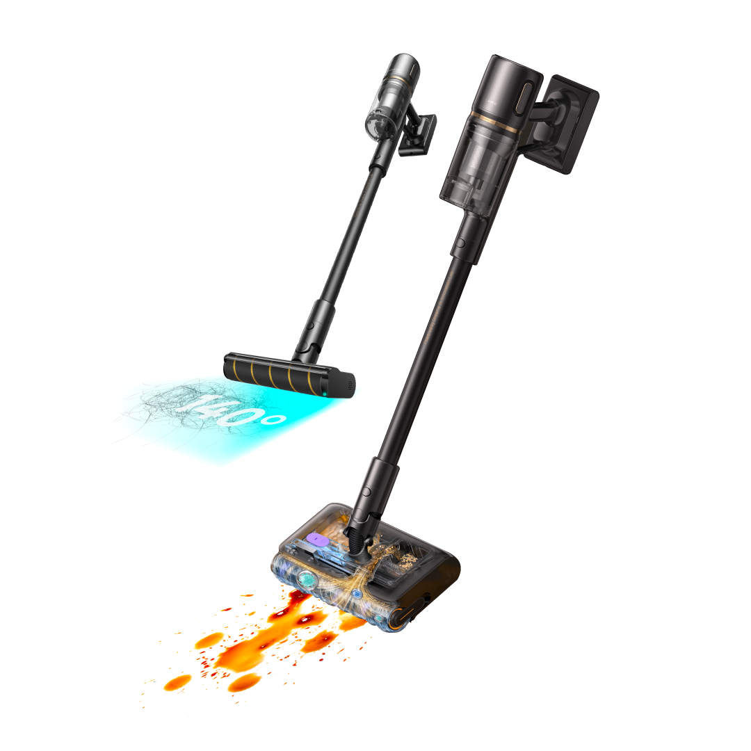 [GRAND LAUNCH] Dreame V50 Wet & Dry Dual Cleaning Cordless Vacuum | Tangle-Cut™  Motorized Dual Blades | 140° Blue Light