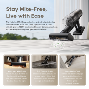 [GRAND LAUNCH] Dreame V50 Wet & Dry Dual Cleaning Cordless Vacuum | Tangle-Cut™  Motorized Dual Blades | 140° Blue Light