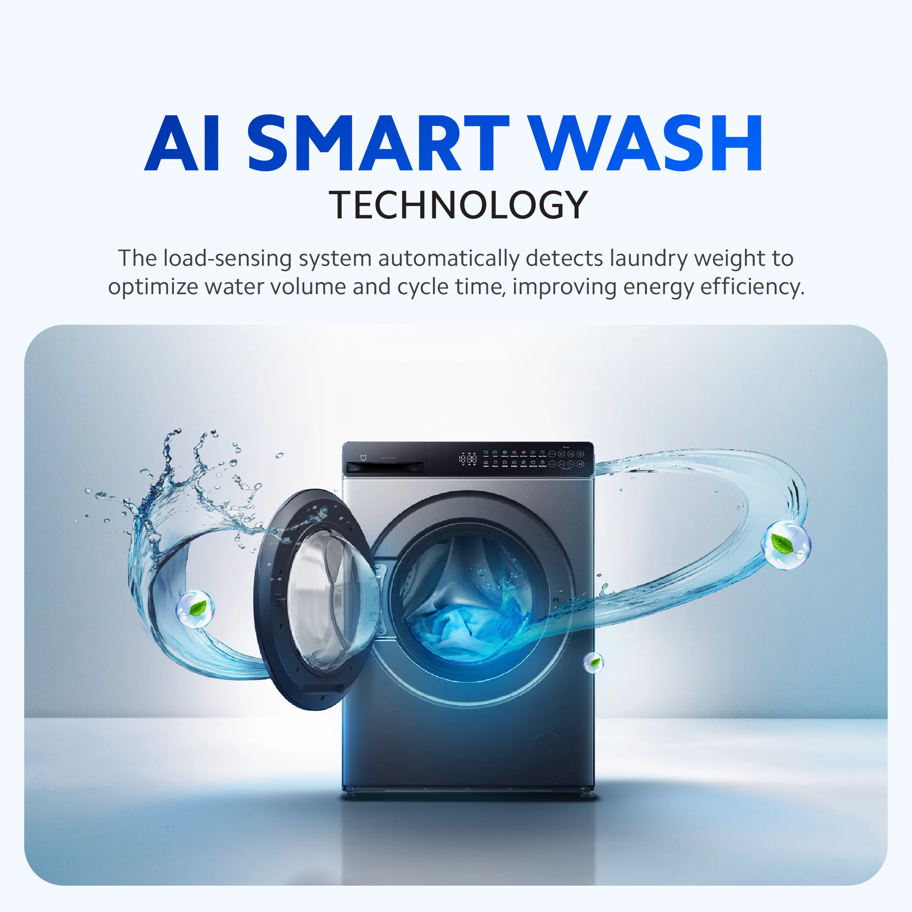 [$400 OFF Climate Voucher] Xiaomi Mijia Front-Load Washing Machine + Dryer 2In1 |10.5 kg | Power Wash & Steam Hygiene