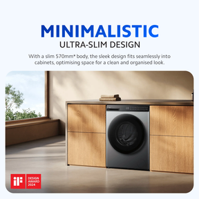 [$400 OFF Climate Voucher] Xiaomi Mijia Front-Load Washing Machine + Dryer 2In1 |10.5 kg | Power Wash & Steam Hygiene