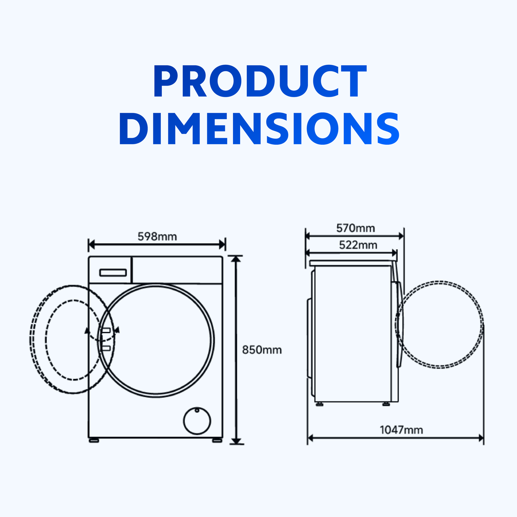 [$400 OFF Climate Voucher] Xiaomi Mijia Front-Load Washing Machine + Dryer 2In1 |10.5 kg | Power Wash & Steam Hygiene