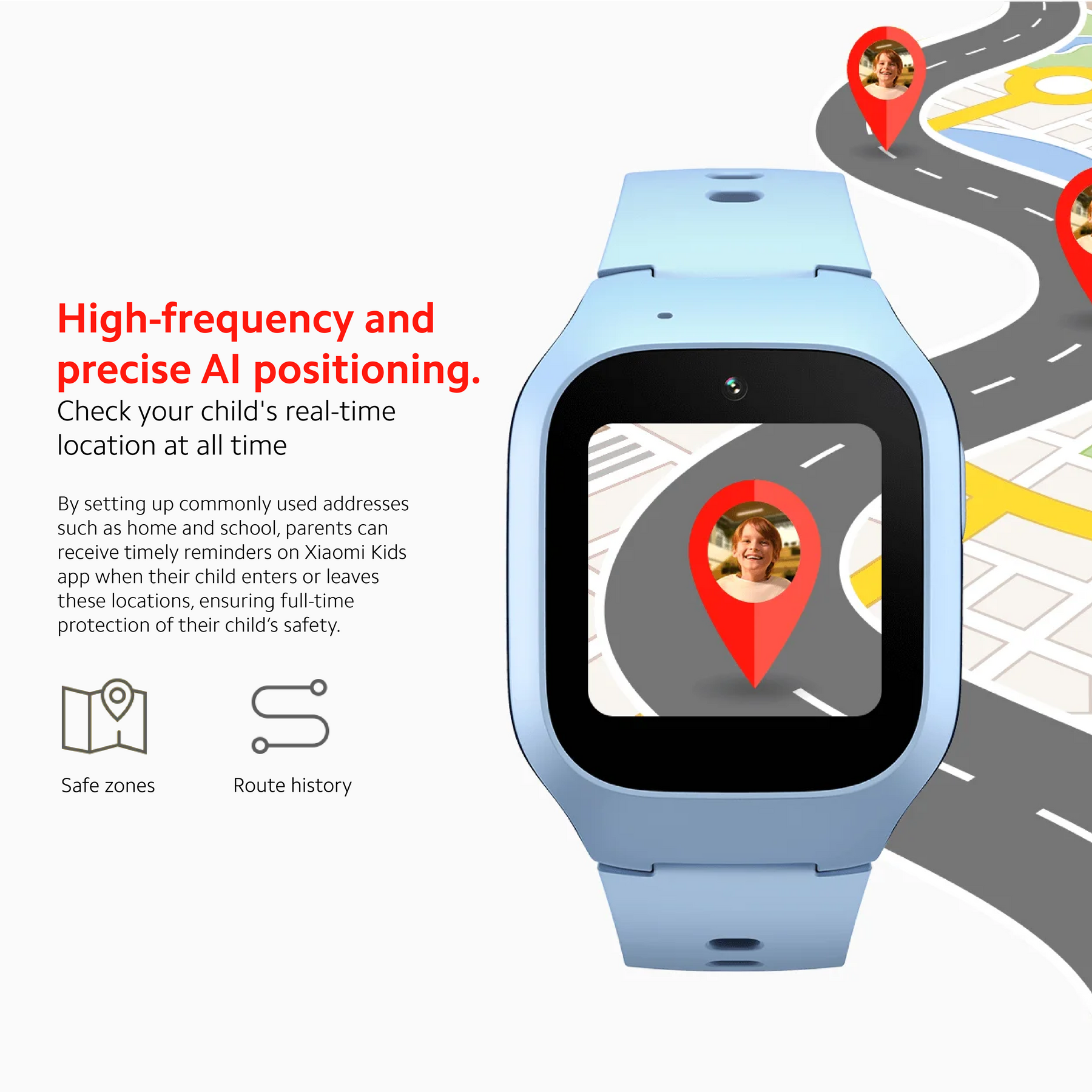 Xiaomi Smart Kids Watch GPS Real Time Tracking Video Call Chat Functio