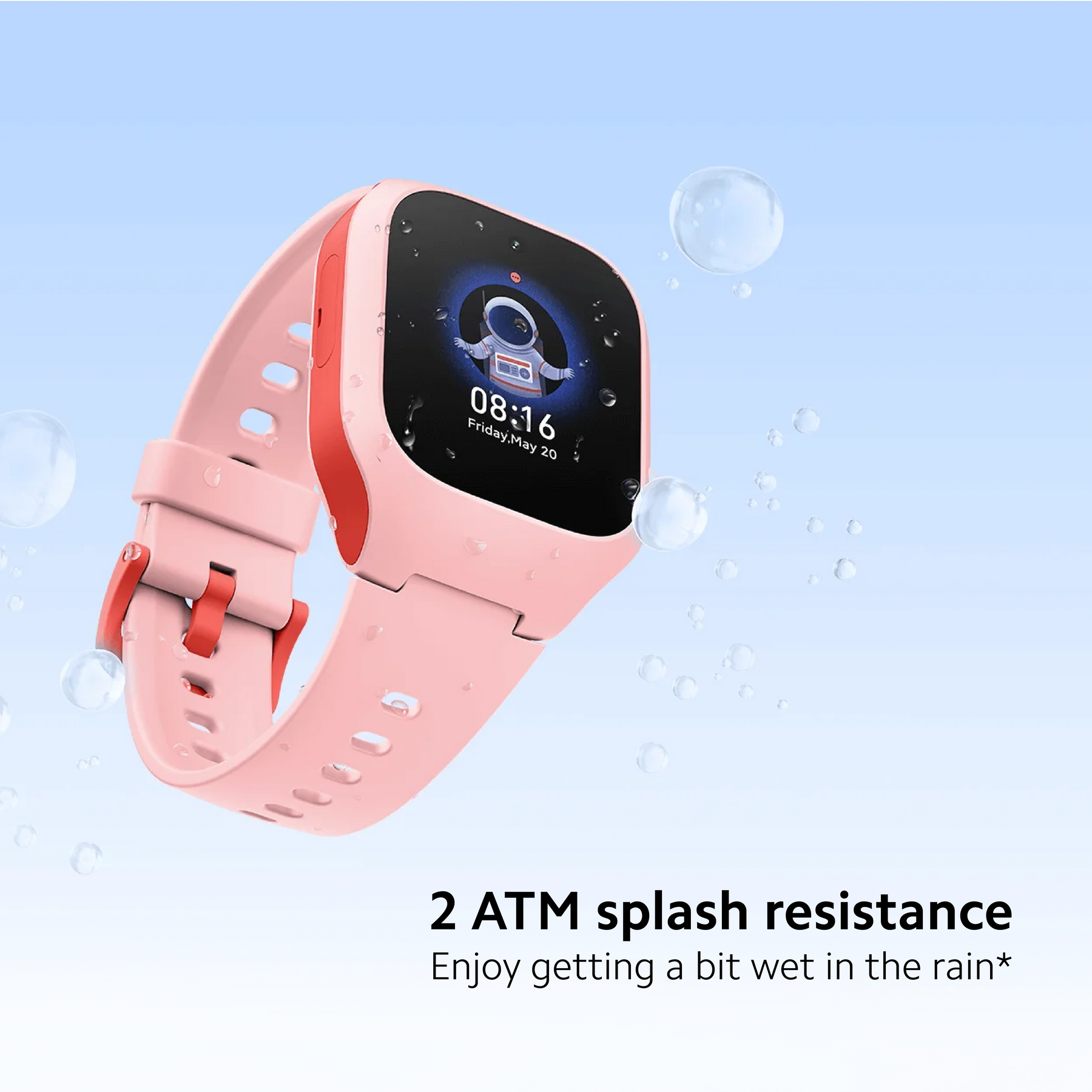 Xiaomi Smart Kids Watch GPS Real Time Tracking Video Call Chat Function [SIM Card Required] Pink / Blue