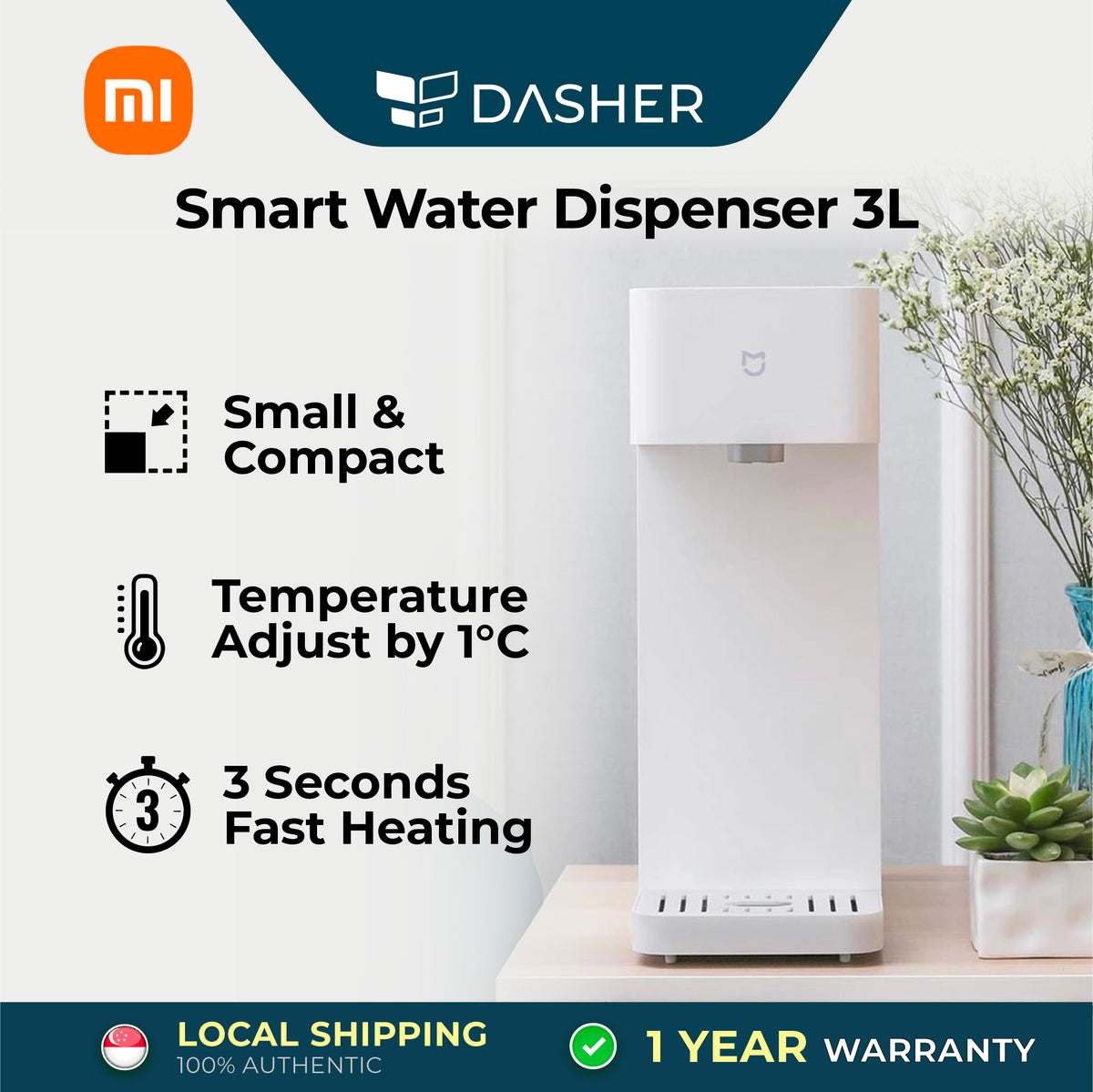 Xiaomi 3L Cold and Hot Water Dispenser