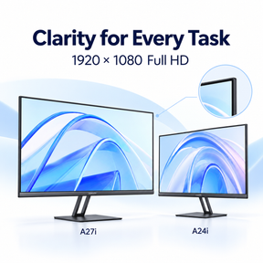 Xiaomi Monitor A24i / A27i | 23.8" & 27" FHD IPS | 100Hz Refresh Rate | ΔE<2 Factory Calibrated | TÜV Low Blue Light | Ultra-Slim 7.5mm | HDMI & DP 1.4 | VESA Mount