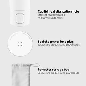 Xiaomi Portable Electric Hot Water Cup Kettle 110/220V Travel 350 ML 6 Modes 45 to 99 degrees Compact Light Weight