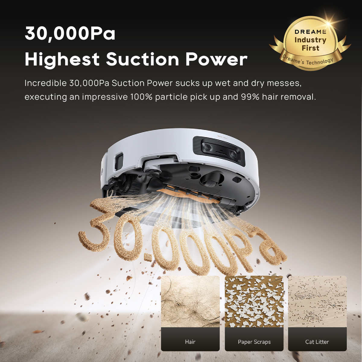 【GRAND LAUNCH】Dreame Aqua 10 Roller Robot Vacuum | AquaRoll™ Mopping - Fresh Water Mopping | AutoSeal™ Roller Guard