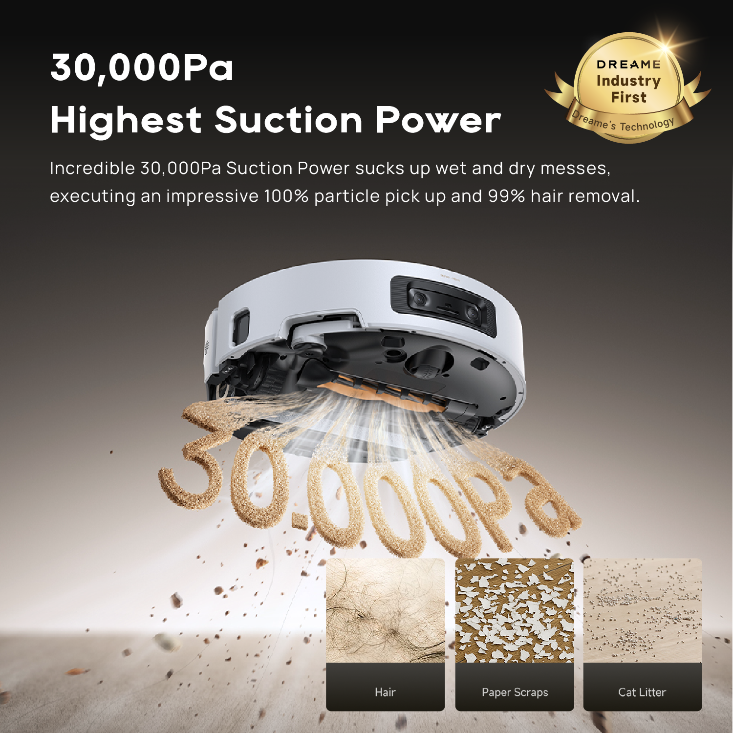 【GRAND LAUNCH】Dreame Aqua 10 Roller Robot Vacuum | AquaRoll™ Mopping - Fresh Water Mopping | AutoSeal™ Roller Guard