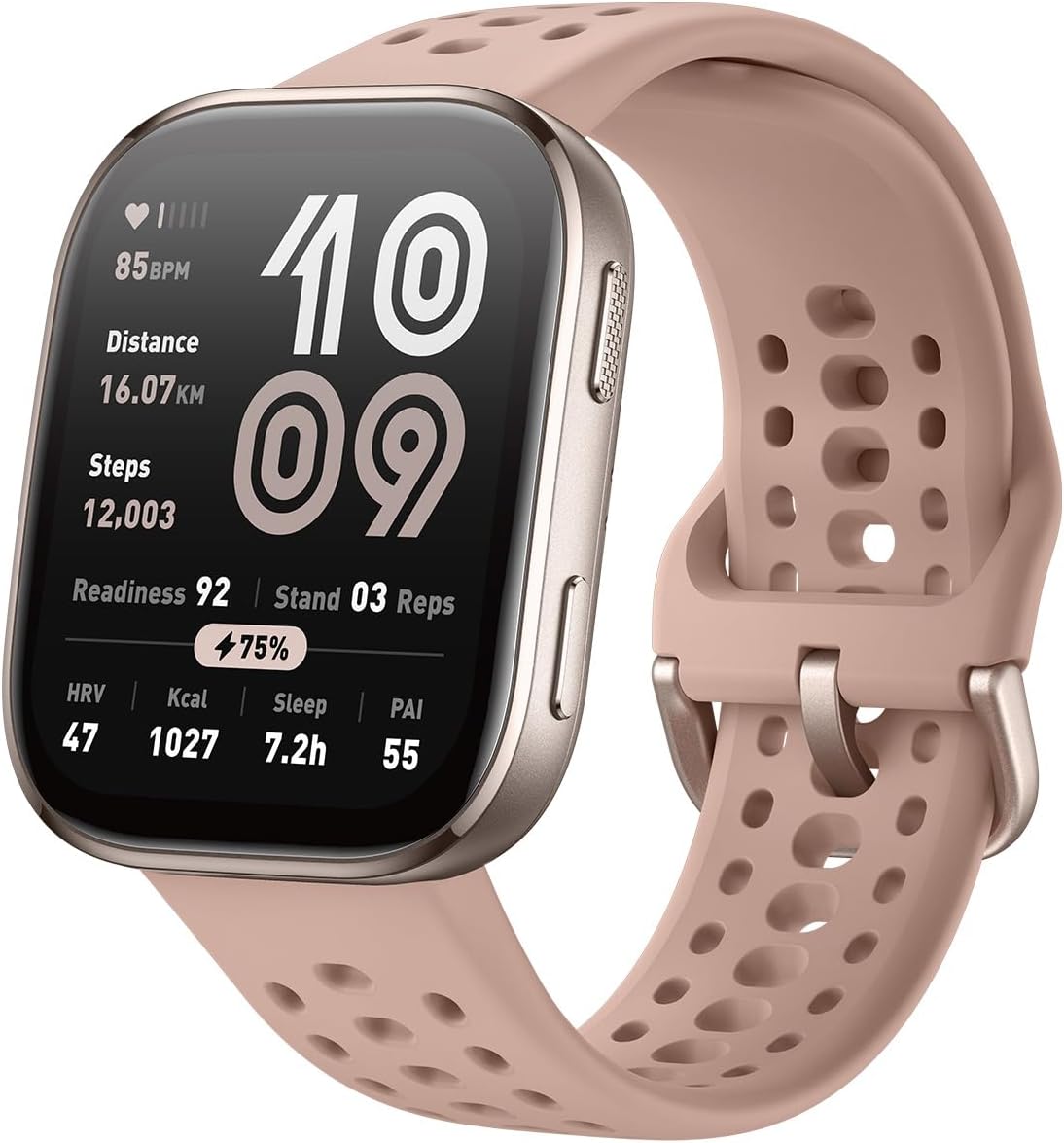 Amazfit Bip 6 Smart Watch 46mm, 14 Day Battery, 1.97" AMOLED Display, GPS & Free Maps, AI, Bluetooth Call & Text, Health, Fitness & Sleep Tracker, 140+ Workout Modes, 5 ATM Water-Resistance