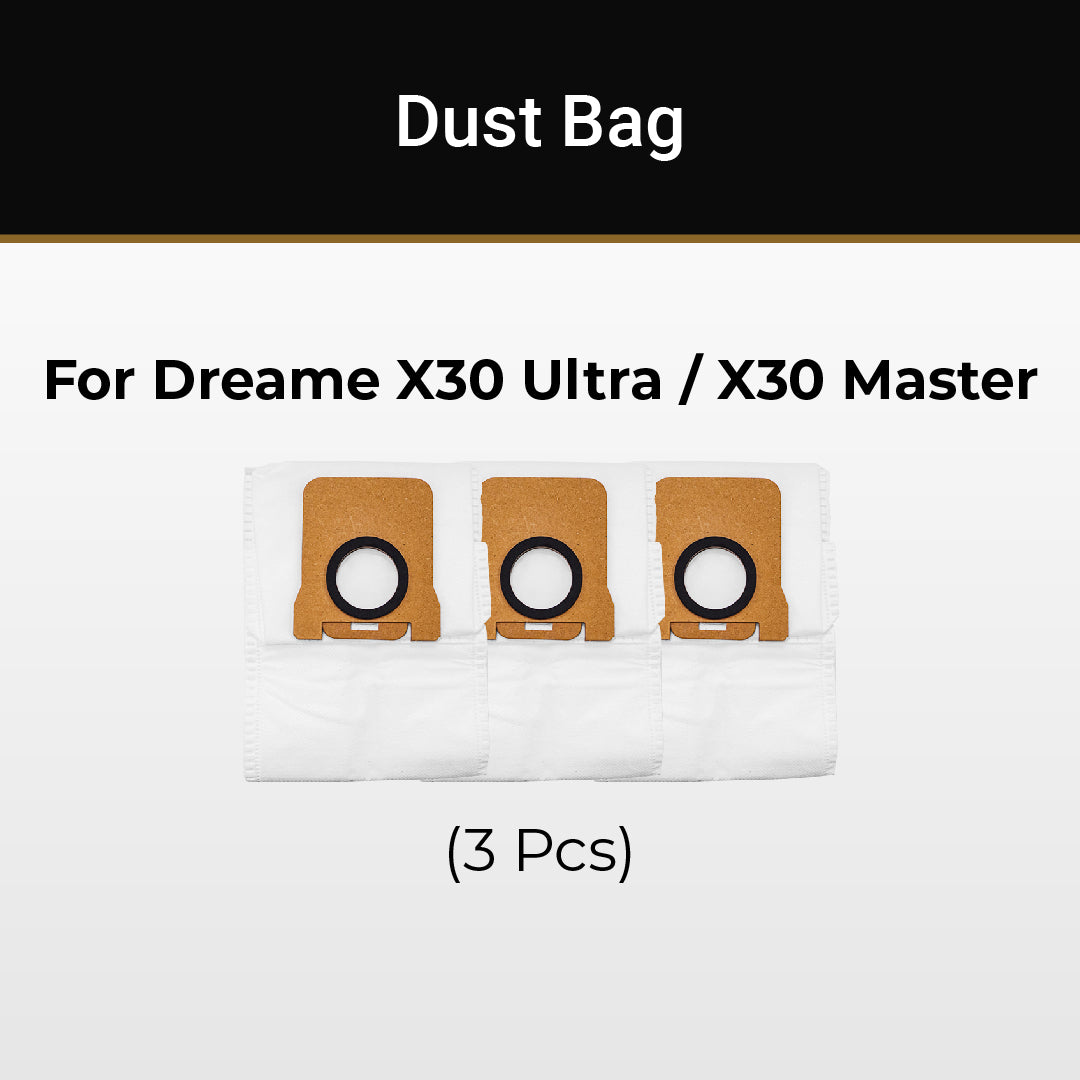 Dreame X30 Ultra / X30 Master Robot Vacuum Cleaner Accessories Main Brush Side Brush Dust Bin Filter Mop Pad Dust Bag