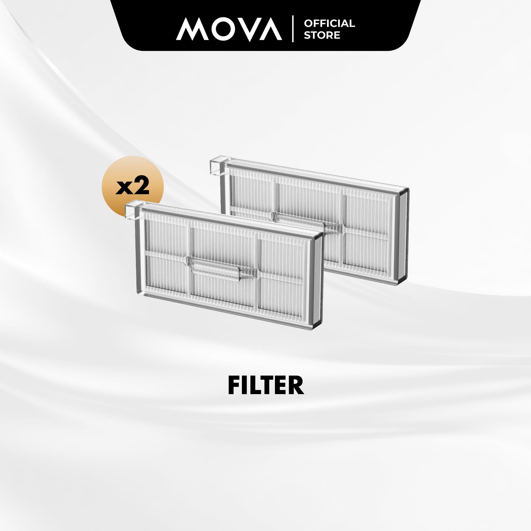 MOVA Z60 Ultra Roller Complete Robot Vacuum Cleaner Accessories | DuoRoller Brush | Roller Mop | Filter | Dust Bag