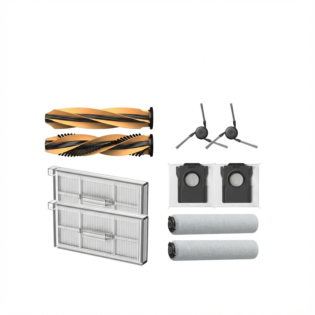 MOVA Z60 Ultra Roller Complete Robot Vacuum Cleaner Accessories | DuoRoller Brush | Roller Mop | Filter | Dust Bag