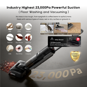 【GRAND LAUNCH】Dreame H15 Mix Wet and Dry Cordless Vacuum Cleaner | 6-IN-1 Versatile Vacuum | GapFree™AIDescendReachRoboticArm | TangleCut™2.0ResilientScraper