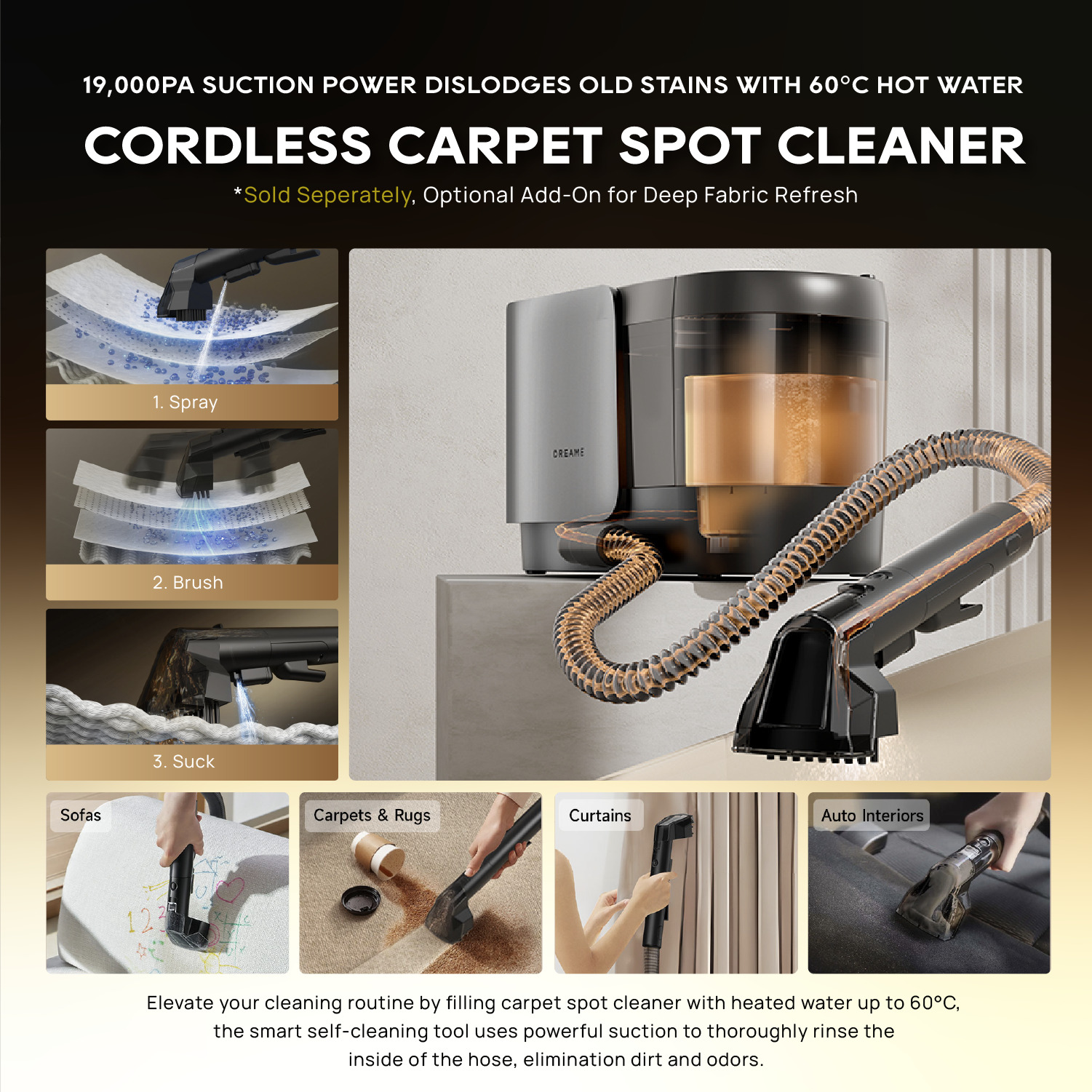 【GRAND LAUNCH】Dreame H15 Mix Wet and Dry Cordless Vacuum Cleaner | 6-IN-1 Versatile Vacuum | GapFree™AIDescendReachRoboticArm | TangleCut™2.0ResilientScraper