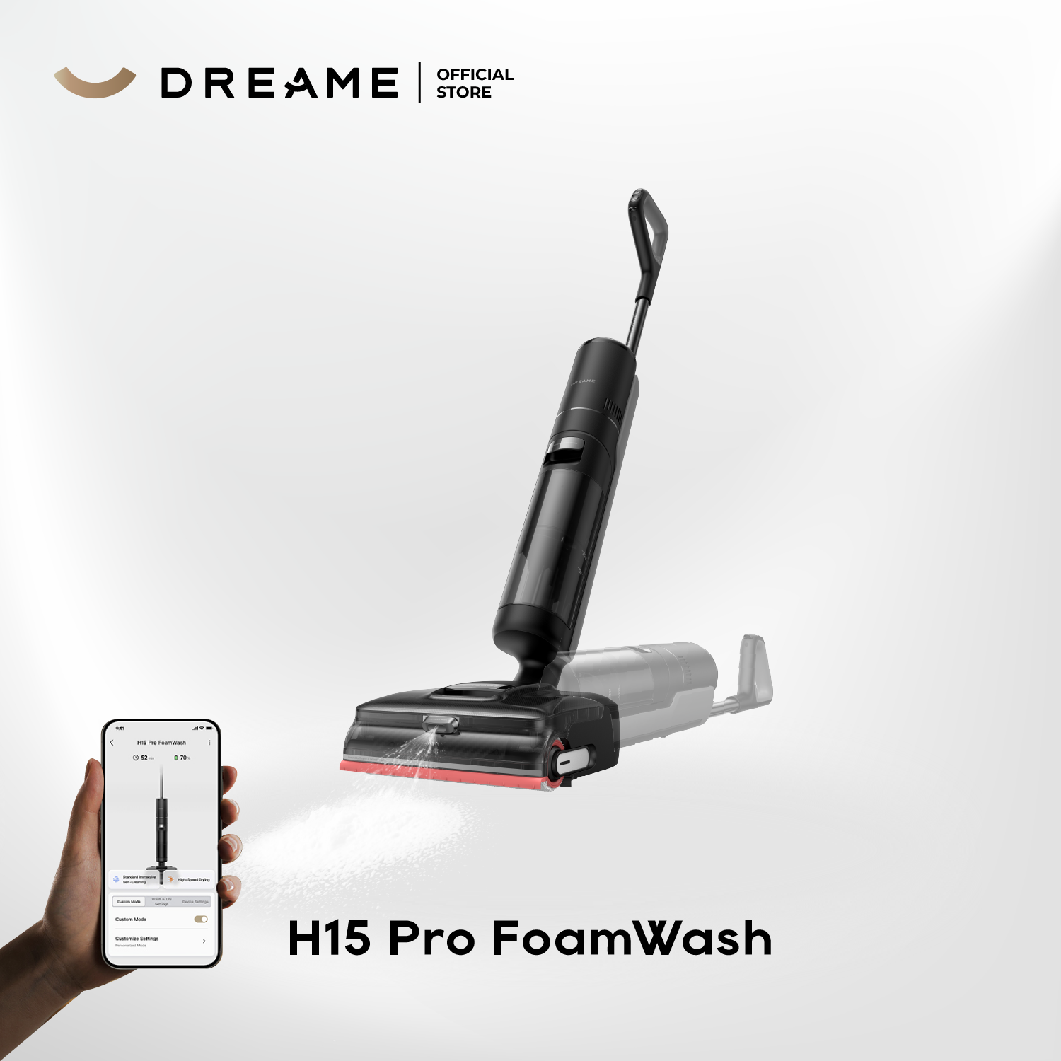 [Grand Launch] H15 Pro FoamWash Wet Dry Vacuum | Targeted Foam Application | GapFree 2.0 AI  DescendReach Robotic Arm