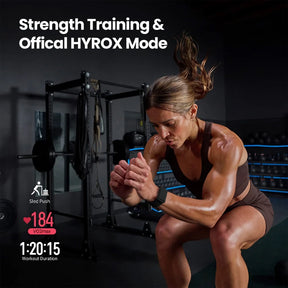 Amazfit Helio Strap Smart Band Fitness Tracker, 24/7 Activity and Sleep Tracker with Heart Rate, 10 Days Battery Life, 27 Sports Modes, Strength Training, HYROX, No Subscription Required for Android